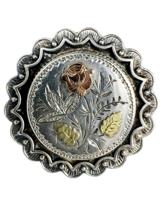 Jewelry - Silver Victorian Sweetheart Brooch